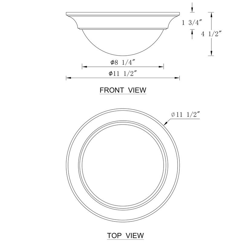 Modern Satin Nickel 3CCT Dimmable Integrated LED Flush Mount Ceiling Light