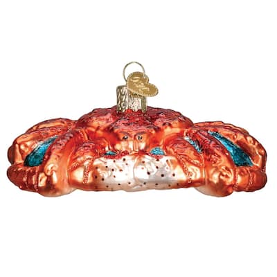 Old World Christmas King Crab Holiday Ornament Glass - Multi