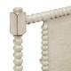 preview thumbnail 4 of 23, Demetria Antique Finish Beaded Wood Platform Bed by iNSPIRE Q Classic