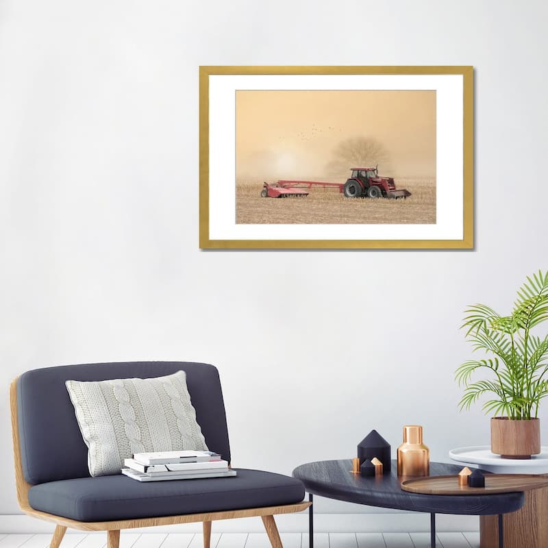 iCanvas "Foggy Morning In The Field" by Lori Deiter