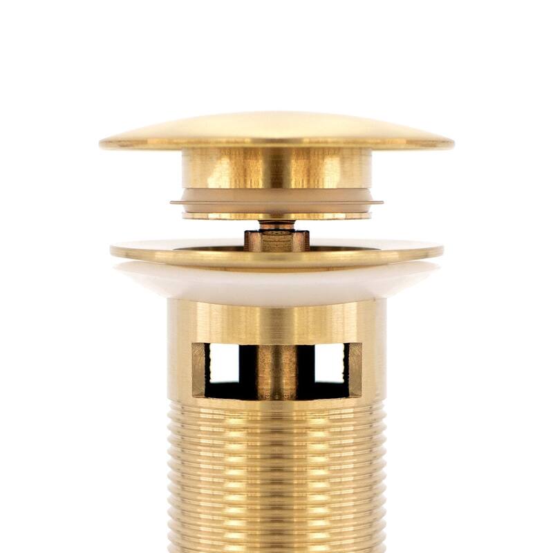 Pop Up Drain assembly with Cap with Overflow For under mount Installation