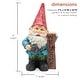 preview thumbnail 30 of 104, Gnome Folding Hands Looking Up Garden Statue