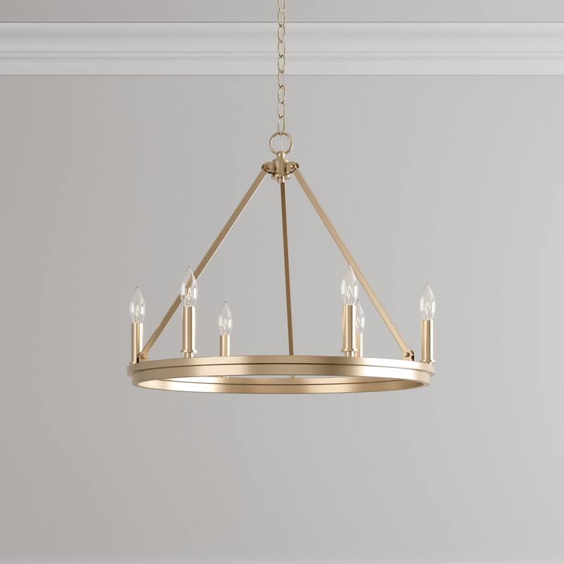Millennium Lighting 9506 Carruth 6 Light 25" Wide Taper Candle Style