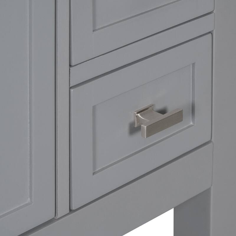 36'' Freestanding Bathroom Vanity Set with Integrated Ceramic Sink and Drawers - 36'' X 34''