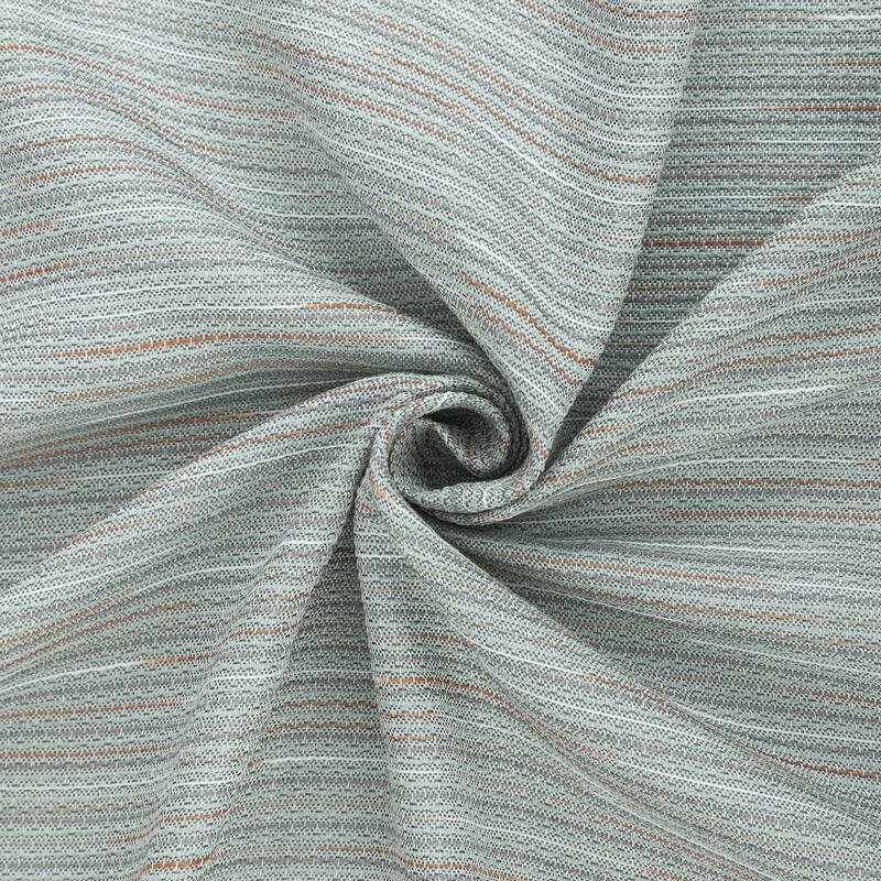 No. 918 Laurel Space Dyed Textured Semi-Sheer Back Tab 1-Piece Curtain Panel, Single Panel
