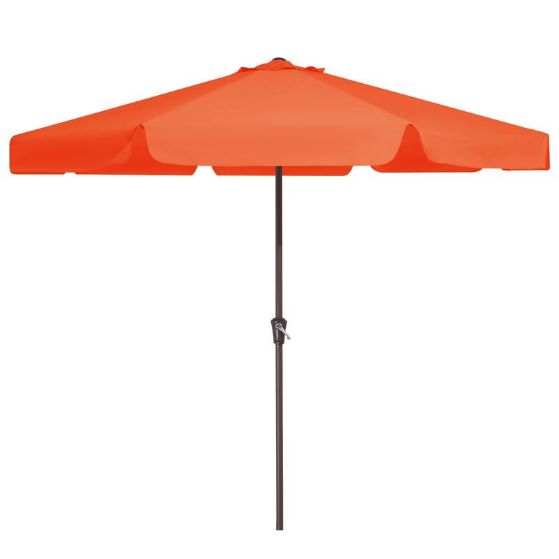 11ft Patio Market Umbrella with UV-Resistant and Sagging Edge Designed