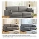 preview thumbnail 88 of 147, Corduroy Upholstered Modular Sectional Sofa for Living Room