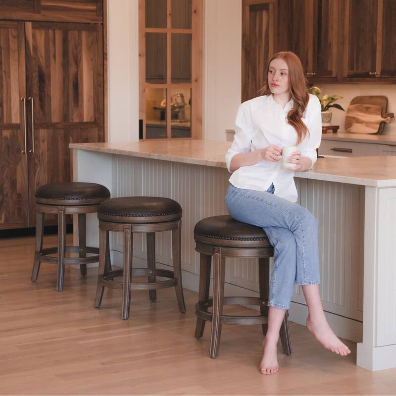 Maven Lane 26" Alexander Backless Counter Height Kitchen Stool