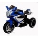 preview thumbnail 1 of 15, 6V Kids Ride On Motorcycle,380W Electric Ride On Motorcycle with Training Wheels, Light Wheels, Manual Throttle,Led Lights Blue