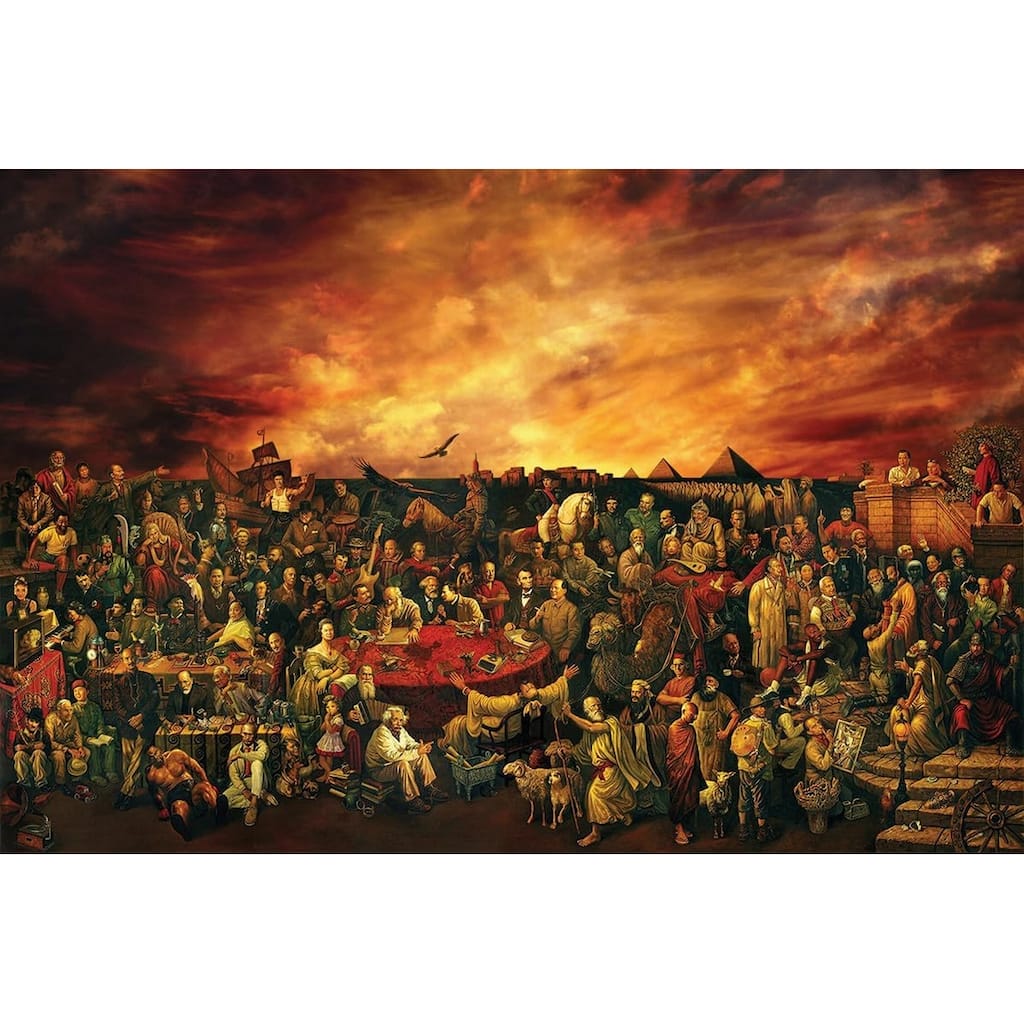 Personalities In History Art Poster - 24 x 36 Inch