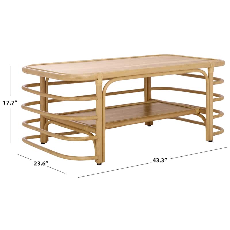 SAFAVIEH Home Maestro Coffee Table - 43"W x 24"D x 18"H