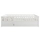 preview thumbnail 5 of 54, Wooden Children's Floor Bed Frame with Super High Security Barrier and Door, Box Spring Required