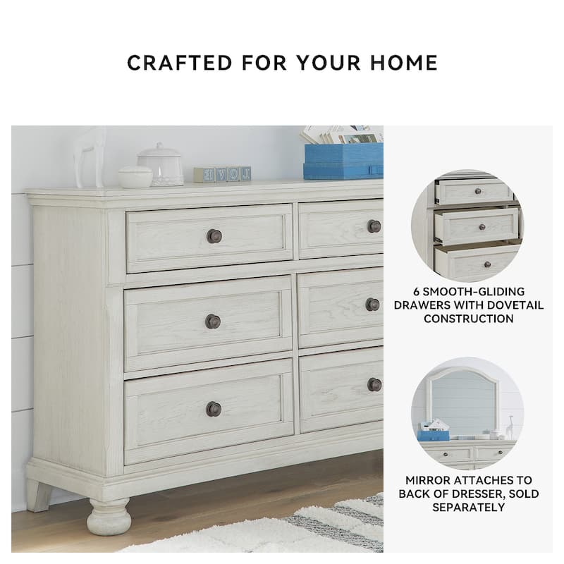 Signature Design by Ashley Robbinsdale White Dresser