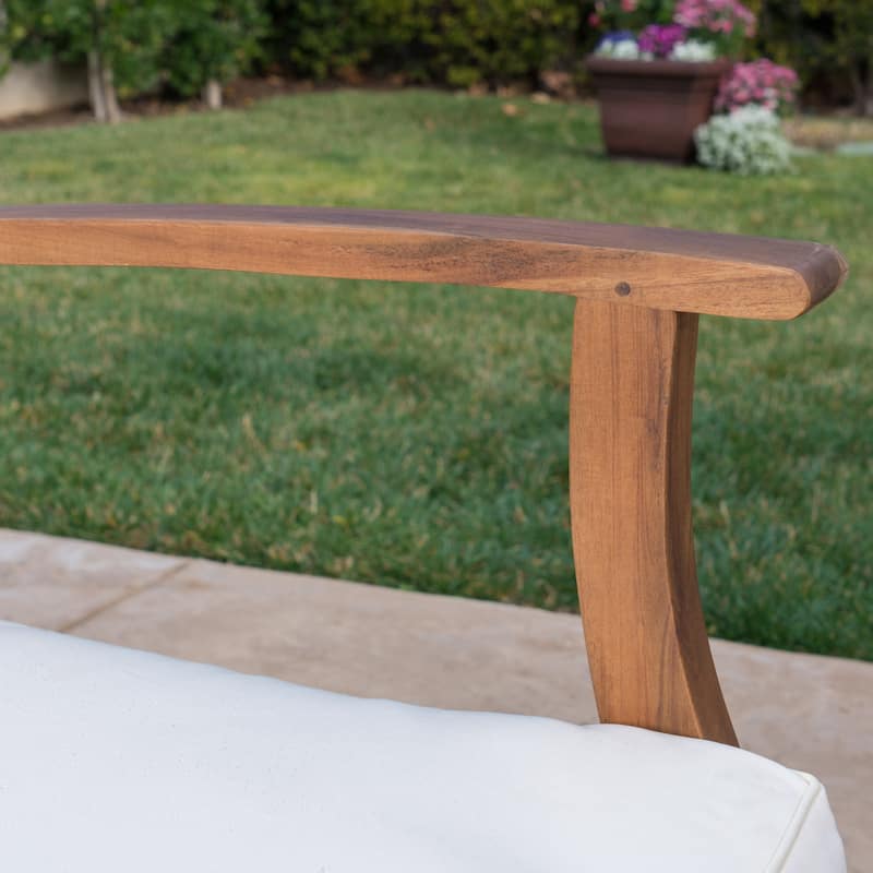 Perla Outdoor Acacia Wood 9-piece Sofa Set by Christopher Knight Home