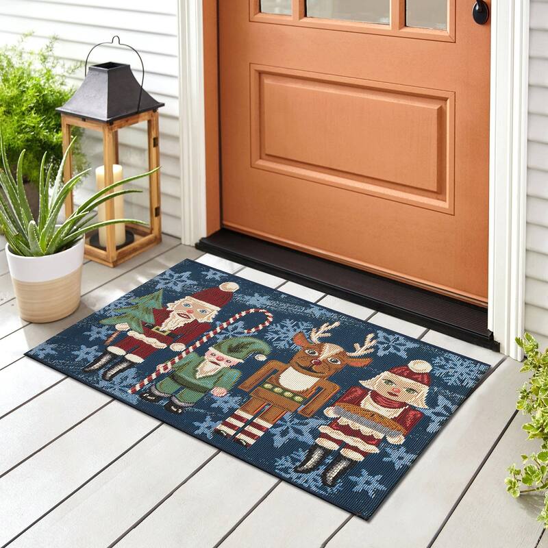 Liora Manne Esencia Nutcracker Sweet Indoor/Outdoor Mat - 2'5" x 3'11"