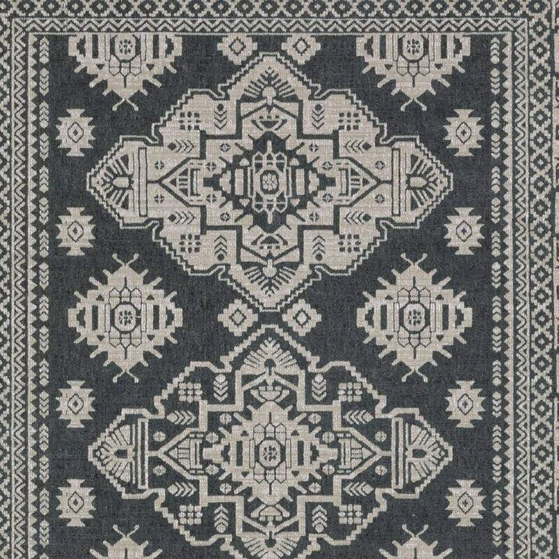 HomeRootsMedallion Traditional Rectangle Area Rug