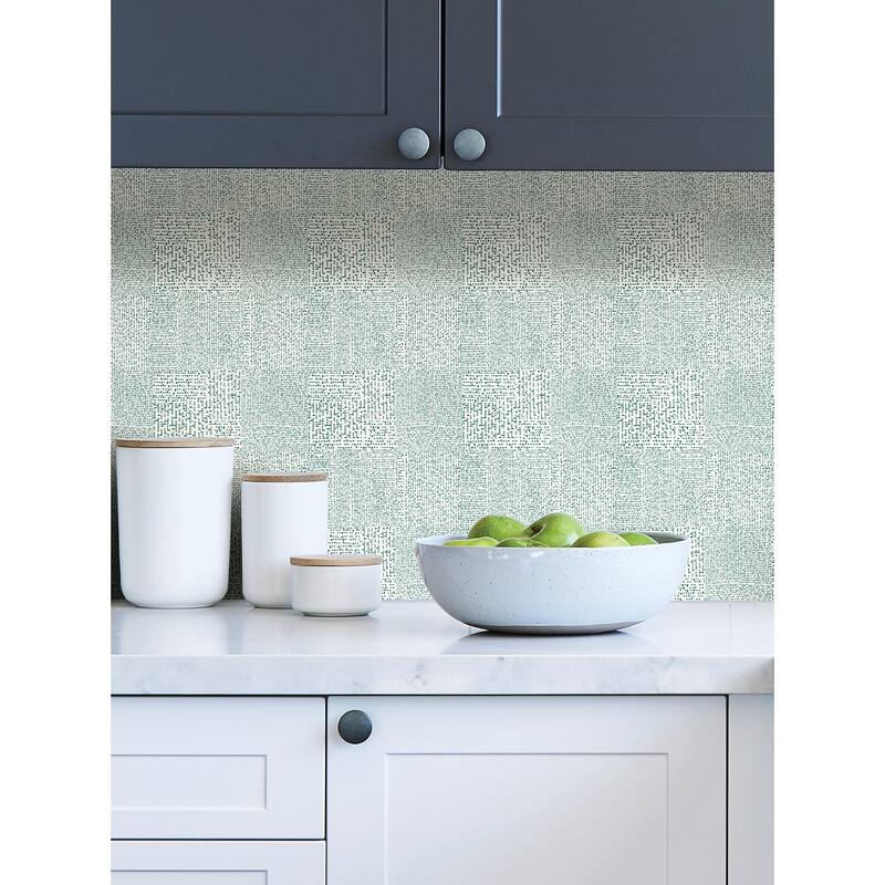 NuWallpaper Green Mayim Peel & Stick Wallpaper