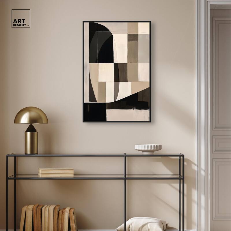 Modern Shapes II Canvas by Art Remedy