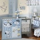 preview thumbnail 3 of 1, Lambs & Ivy My Little Snoopy™ & Woodstock Blue/Yellow/Gray Wall Decals/Appliques
