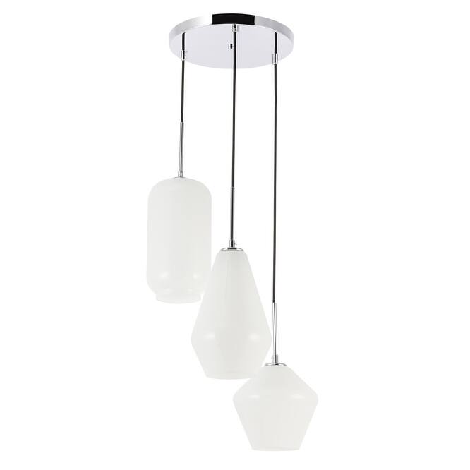 Gerald Glass 3-light Pendant