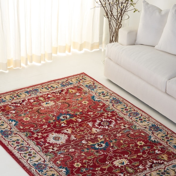 Lauren Ralph Lauren Ines Traditional Oriental Rug Fringe - Bed