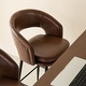 preview thumbnail 47 of 50, Glitzhome Modern 3-Piece Adjustable Bar Table Faux Leather Stool Pub Sets