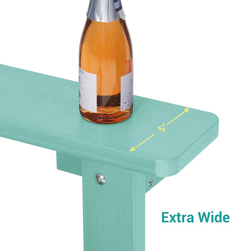 Bonosuki Outdoor HIPS Weather-Resistant Plastic Adirondack Chairs
