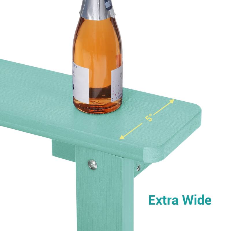 Bonosuki Weather-resistant Wood Outdoor Adirondack Chairs-Set of 4