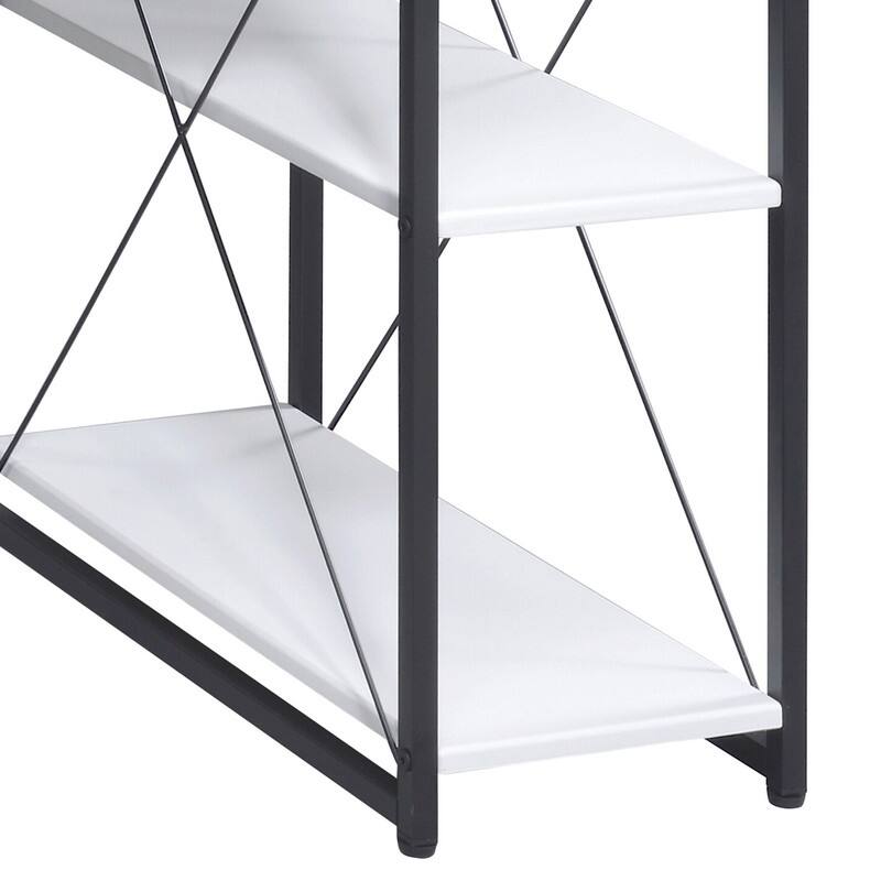 Small Office Writing Desk with Opene Shelves,Office Desk