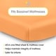 preview thumbnail 39 of 38, BreathableBaby All-in-One Fitted Sheet & Waterproof Cover for 33" x 15" Bassinet Mattress (2-Pack)