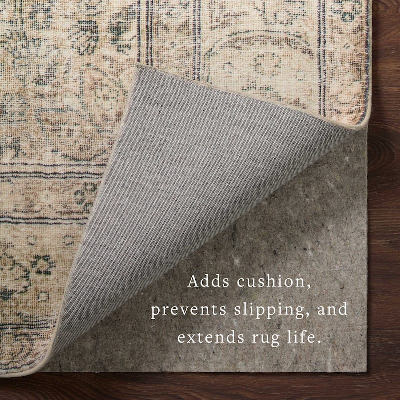 Alexander Home Thick Extra Cushioned Rug Pad - Grey