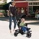preview thumbnail 4 of 6, Baby Tricycle, 7 in 1 Folding Toddler Bike w/Removable Adjustable Push Handle