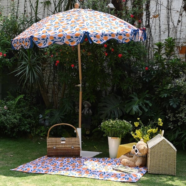 9x15 patio umbrella Patio Festival Twin 9' x 15' Rectangular Market Umbrella