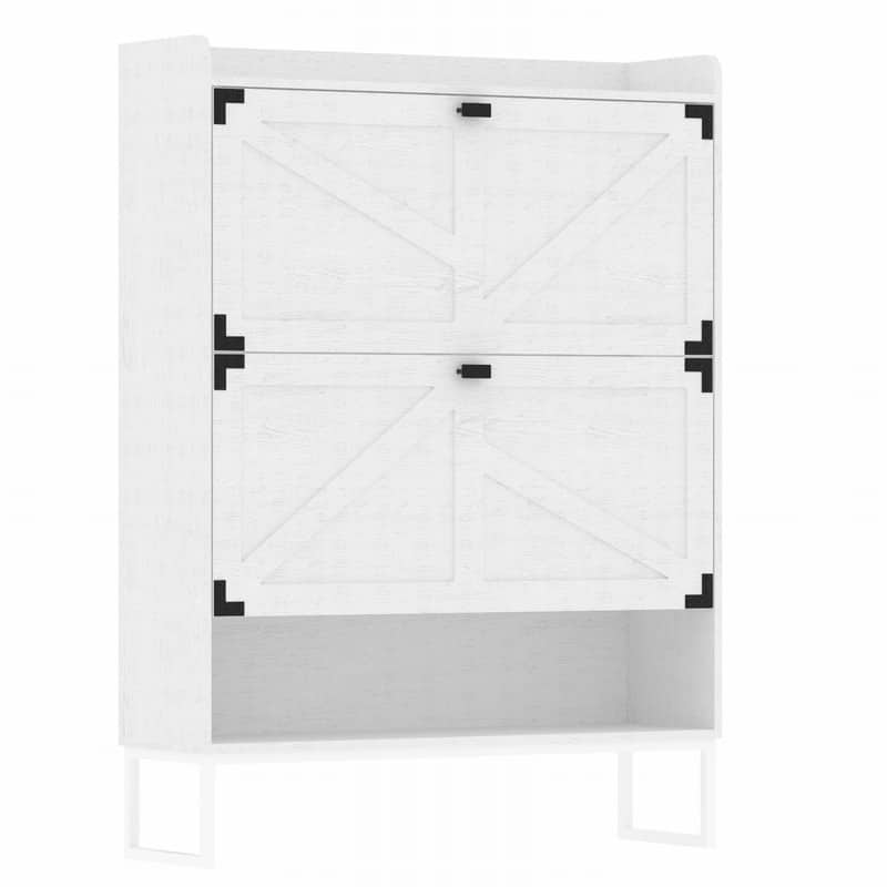Shoe Cabinet with Doors 6-Tier Shoe Storage Cabinet with Adjustable Shelves