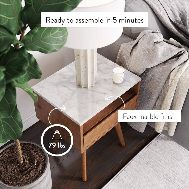 Mid-Century Accent Side or End Table