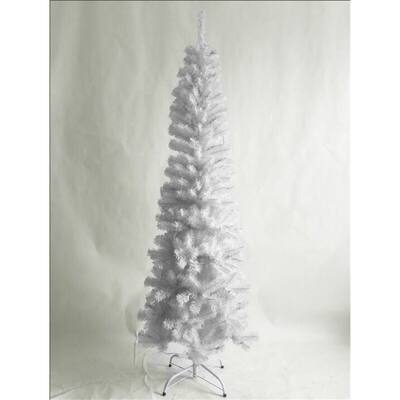 Alidae 7ft Artificial Christmas Tree with Foldable Stand - N/A
