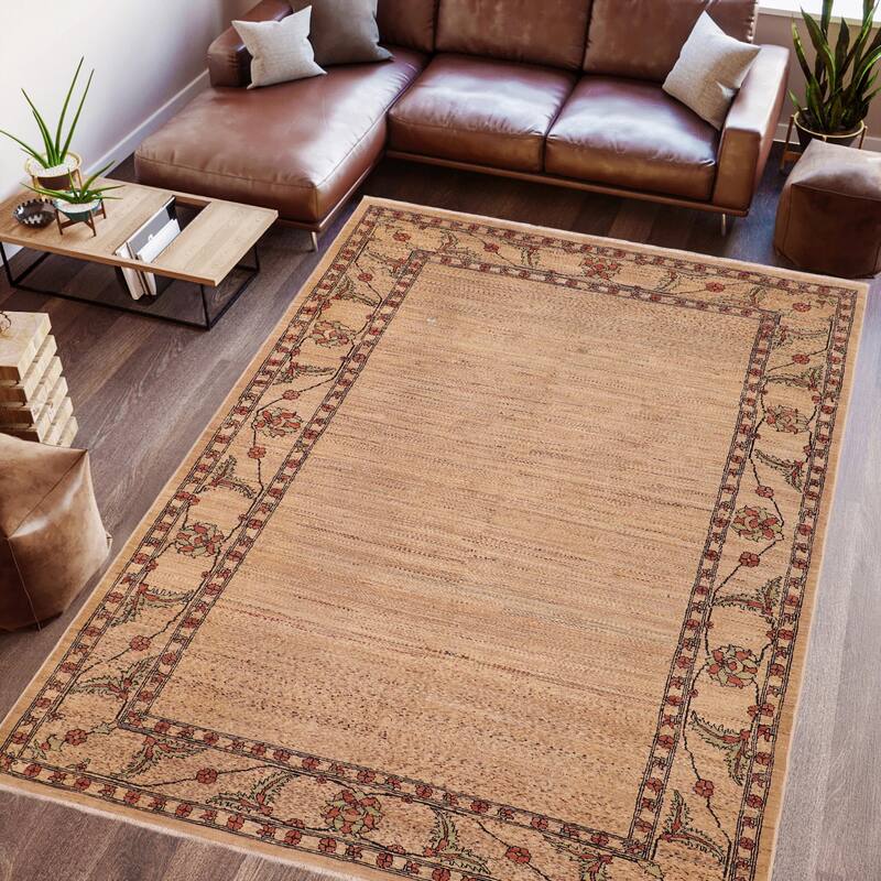 Rustic Ombre Zemeen Gabbeh Hand Knotted Wool Area Rug