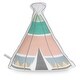 preview thumbnail 1 of 2, Lincove Tepee Shaped Kids Decorative Pillow - 11"x11"