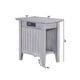 preview thumbnail 4 of 9, AFI Nantucket Chair Side Table with Built-in Charger