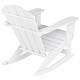 preview thumbnail 32 of 85, POLYTRENDS Laguna Adirondack Eco-Friendly Poly All-weather Outdoor Rocking Chair