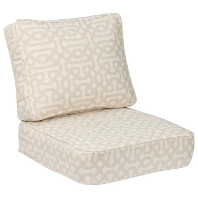 Aoodor 24x24x6 Inch Outdoor Patio Chair Cushions Set, Weather-Resistant Sunbrella Fabric Outdoor Cushion - 24"x24"