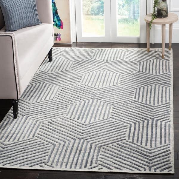 slide 2 of 10, SAFAVIEH Handmade Mirage Candan Modern Abstract Viscose Rug