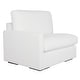 preview thumbnail 2 of 5, Uttermost Refuge Arctic White Left Arm Facing Sofa - 30"Hx 43.25"Wx 37.5 "D