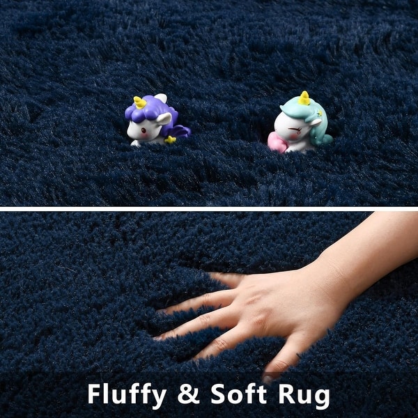 dimension image slide 1 of 2, Living Room Bedroom Super Soft Pile Area Rug, Modern Shaggy Rugs, Non-Slip Pile Rugs for Kids