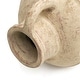 preview thumbnail 3 of 2, Artissance 18"H Brown Pottery Bottle With Handle Vintage Finish