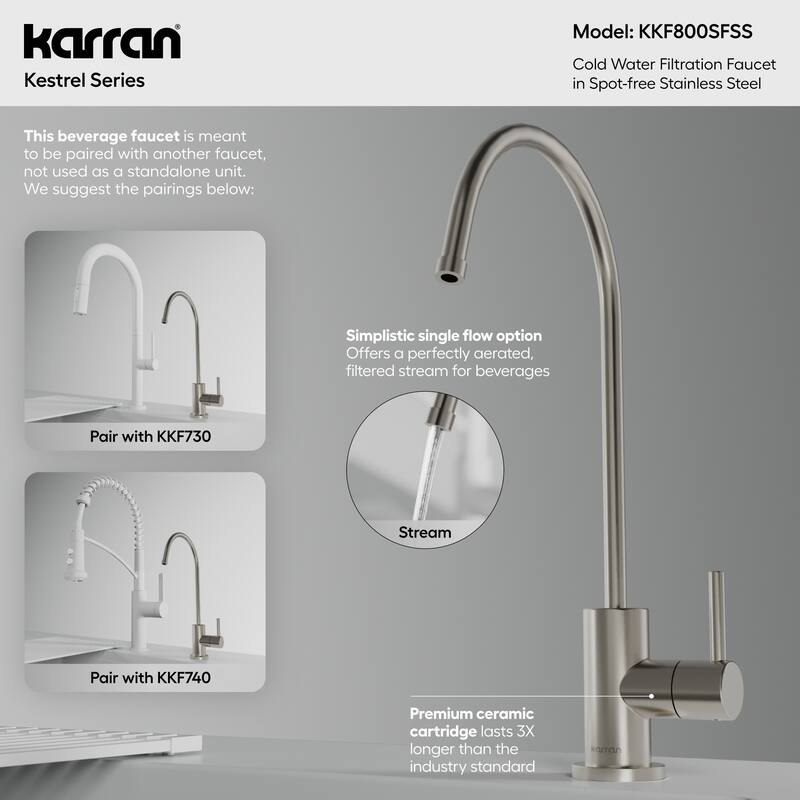 Karran Kestrel Single Handle Beverage Faucet
