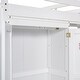 preview thumbnail 8 of 7, Full Loft Bed with Wardrobe, Shelves, and LED Light - White