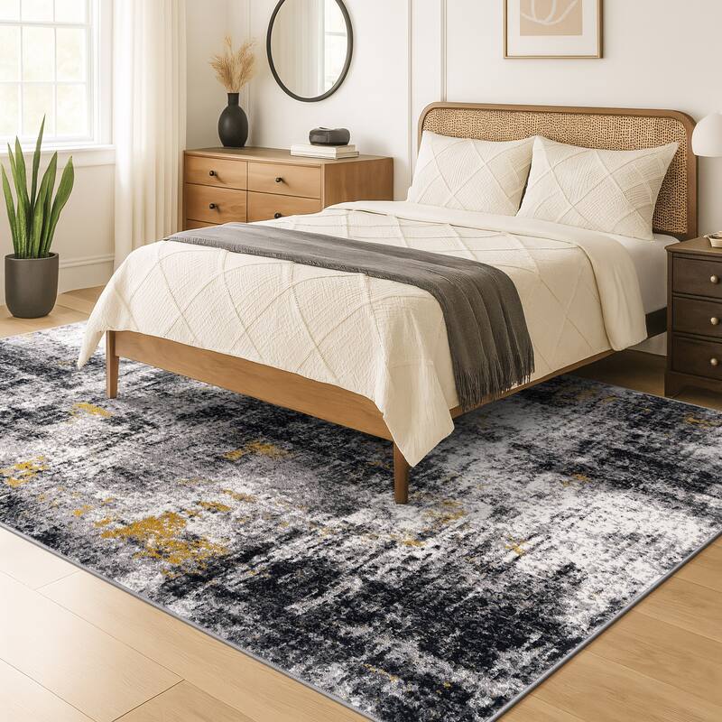 World Rug Gallery Adare Contemporary Abstract Area Rug