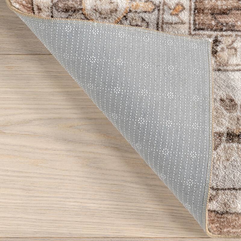 Nuloom Tansy Traditional Vintage Machine Washable Area Rug