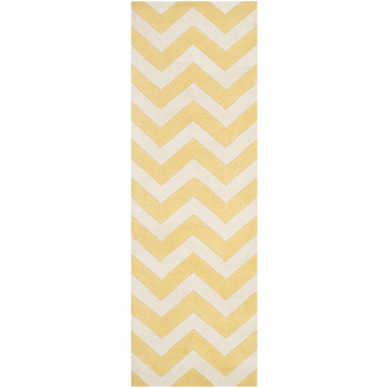 SAFAVIEH Handmade Chatham Traudel Modern Moroccan Wool Rug